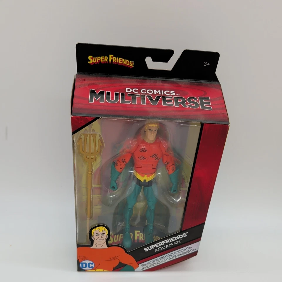 Figura de acción Mattel DC Comics Multiverse SuperFriends Aquaman nueva de 6" Foto 3 de 4