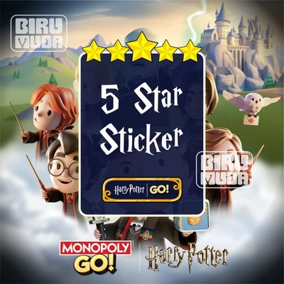 monopoly go 5 Star Sticker ( All Sticker Available ) Fast respond 24/7