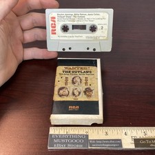 Wanted The Outlaws Waylon Jennings Willie Nelson Cassette Tape Wax Cardboard