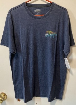 Flag & Anthem Men s Short Sleeve Crew Neck Navy Graphic T-Shirt Large NWT