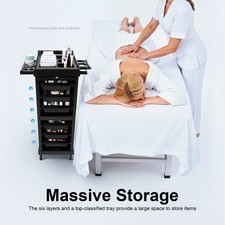 Rolling Trolley Cart, Beauty Barber Cart, Barber Organizer Rolling Cart