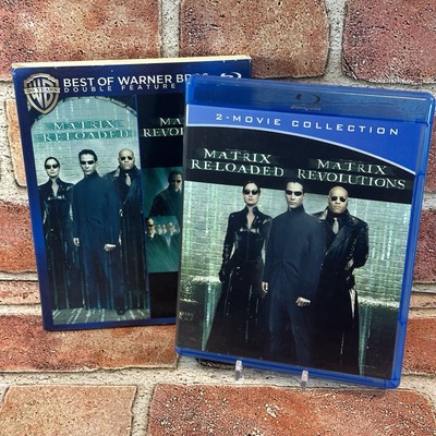 The Matrix Reloaded / Revolutions 2-Pack Blu Ray (Used) With RARE OOP Slipcover