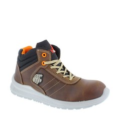 U-Power Ken S3 SRC Lace-Up Brown Leather Safety Work Boots