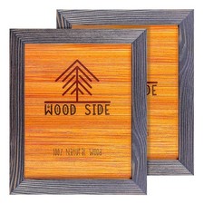 8.5 x 11 Wooden Rustic Picture Frames, Set of 2 for Diploma Documents and Cer...
