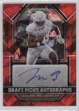2023 Panini Prizm Draft Picks Red Ice Jahleel Billingsley #DPA-JBI Auto 10pj