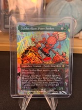 spider ham peter porker mtg card Spider-Ham, Peter Porker [201] [Borderless] [Scene] [Marvel's Spider-Man]  [Foil] – Face to Face Games