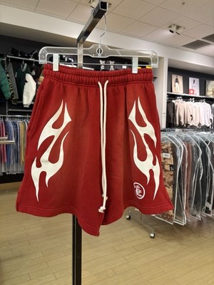 Hellstar Flame Shorts Red Size Small