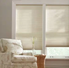 Cellular Shades  Parchment SHIP IN 3 DAYS Cordless Light Filtering CUSTOM CUT