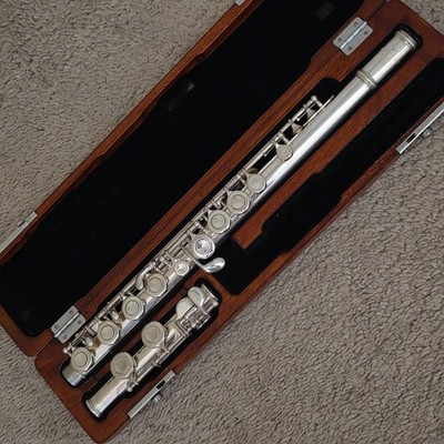 Sankyo Etude Flute  Nice Condition & Tone Nel Key No Headjoint