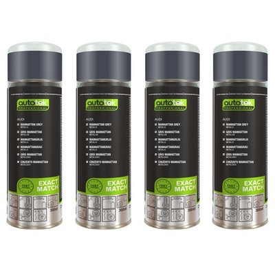 Autotek Audi Manhattan Grau 300 ml exakte Farbabstimmung schnelltrocknend Profi x4