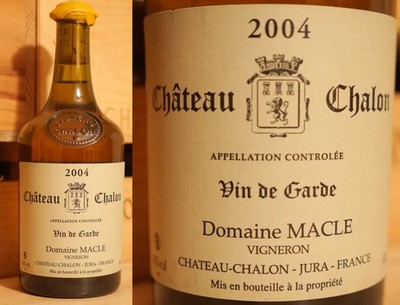 2004er Chateau Chalon - Vin de Garde -  Domaine Macle - Jura - TOP !!!!!!!
