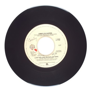 Emmylou Harris - (Lost His Love) On Our Last Date; Another Pot O' Tea 45 (VG)