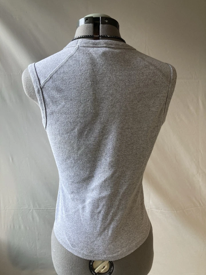 Camiseta sin mangas vintage Y2K Bebe Sport BBSP sexy glamour gráfica ropa de club nocturno hecha en EE. UU. LRG Foto 3 de 4