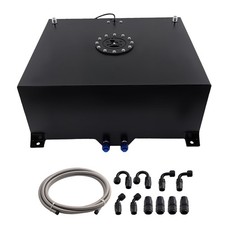 20 Gallon Fuel Cell Tank Aluminum With Cap Sender Fuel Line Kit For Hot Rod 20 Gallon Fuel Cell Tank Aluminum With Cap Sender Fuel Line Kit For Hot Rod