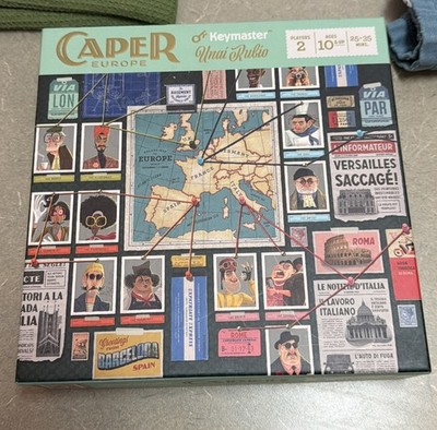 Caper Europe 2-Player Game By Keymaster New open box