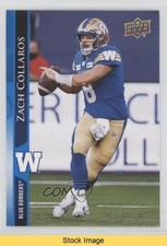 2021 Upper Deck CFL Blue Zach Collaros #25 READ 6hk
