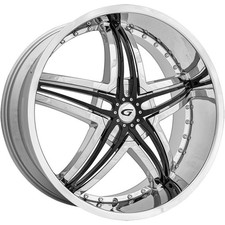 Gianna G1 Blitz 20x8.5 5x4.5"/5x120 +35mm Chrome Wheel Rim 20" Inch
