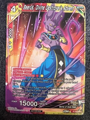 Dragon Ball Super Card Game Beerus, Divine Destroyer s Advent P-452 PR NM