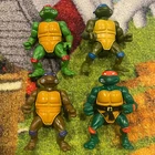 Teenage Mutant Ninja Turtles Set Of 4 Figures Playmates 1988 Leo Don Mike Raph