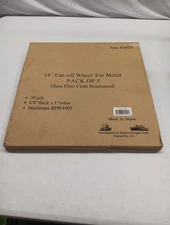 14-in 1/8 Inch Thick Off Wheels For Metal Harbor Freight Tools Made In Japan New