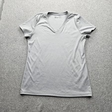 Under Armour Women's Medium Gray V-Neck Tops