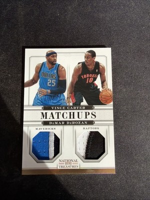 Vince Carter/DeMar DeroZan 15/25 Matchups Dual Patch NT 2012-13 NBA Legends RARE