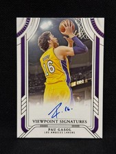 PAU GASOL LAKERS 2024 25 PANINI NATIONAL TREASURES VIEWPOINT AUTO JERSEY # 16/25