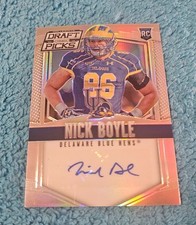 2015 Prizm Draft Picks Nick Boyle Delaware Silver Rookie Autograph #228