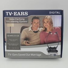 TV Ears 5.0 Digital Wireless Headset System For Seniors 11741  New Open Box