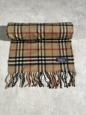 Burberry Schal Vintage 100%LAMMWOLL Original London Collection Made In England