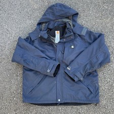 Carhartt Waterproof Breathable Hooded Jacket Insulated Workwear J175 BLS Mens L
