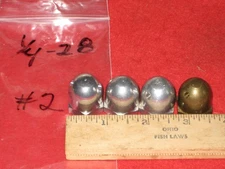 #2 4 VINTAGE HIGLEY 1/4-28 PROP SAFETY SPINNER HUBS GLOW MODEL AIRPLANE ENGINE