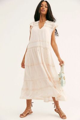 knee length dresses for ladies Free People Midnight Magic Mini Dress Red Dahlia / S