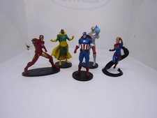 Job lot of 5 Marvel Disney plastic action figures - Iron man - Cpt America etc
