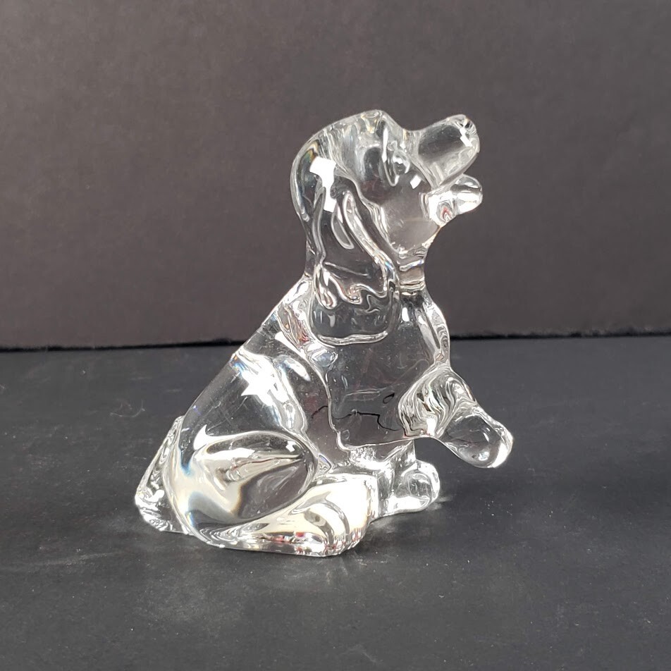 Pets 24% Lead Crystal Dog Figurine for Princess House 1/2