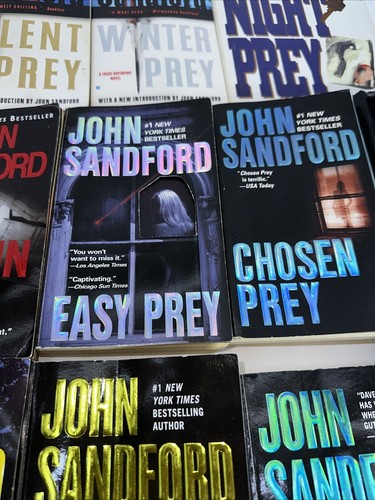 John Sandford~Lot #1-19~Lucas Davenport/Prey Paperback & Hardback - Imagen 7 de 11