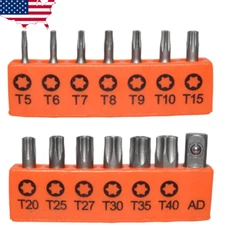 14 Torx Bit Set Hex Star Spanner Tamper-Proof Tri-Wing Screwdriver Security Kit