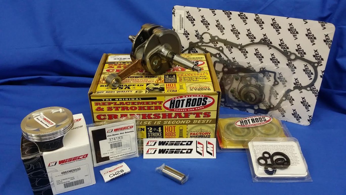 HOTRODS WISECO Top+Bottom End Rebuild Kit 2009 Kawasaki KX450F