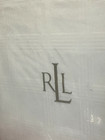 New ListingRalph Lauren Suite Glen Plaid White Queen Coverlet / Nightspread 90" x 95" Nip