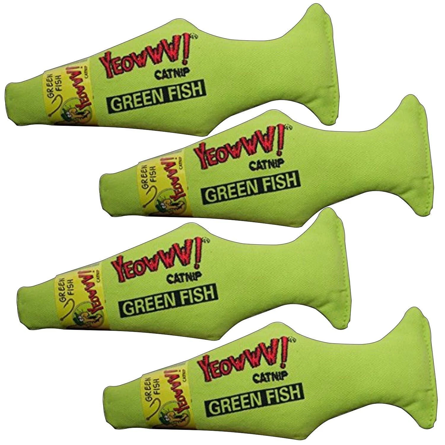 YEOWWW! (73600011-4pack) Yeowww! Fish Catnip Toy