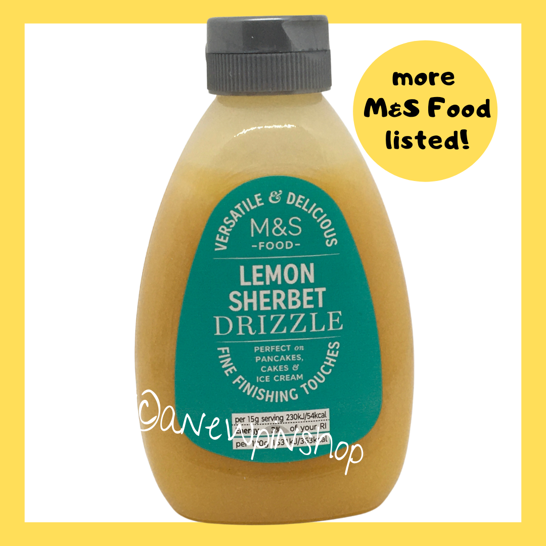M&S Dessert Sauce Lemon Sherbert Drizzle Cakes Pancakes Ice Cream