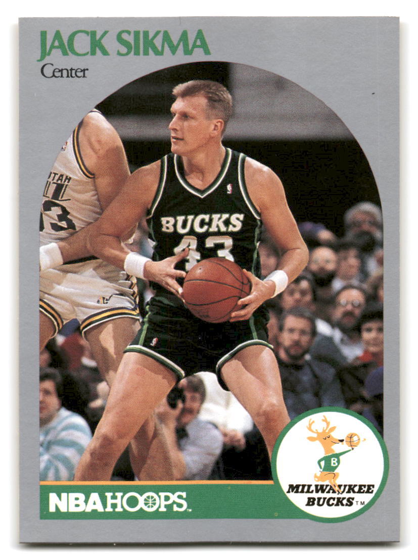 Jack Sikma 1991 Hoops 100 Superstars BASKETBALL #57 Milwaukee Bucks
