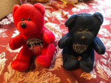 New York City Police and Firefighter beanbag bears post 9/11