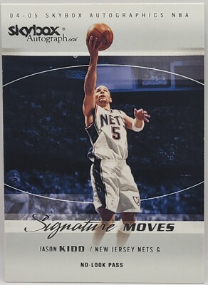 04-05 Skybox Autograhpics Signature Moves Jason Kidd HOF