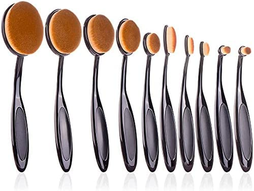 Pack Of 10 Crafting Ink Blending Brushes Set, Ink Mixing Tools Kit, Mixed Sizes, Background Brush For Blender Paper Crafter Stencil, Wide Range Of