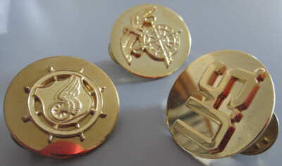 3er Set US Unit Crest US - Quartermaster - Transportation - US