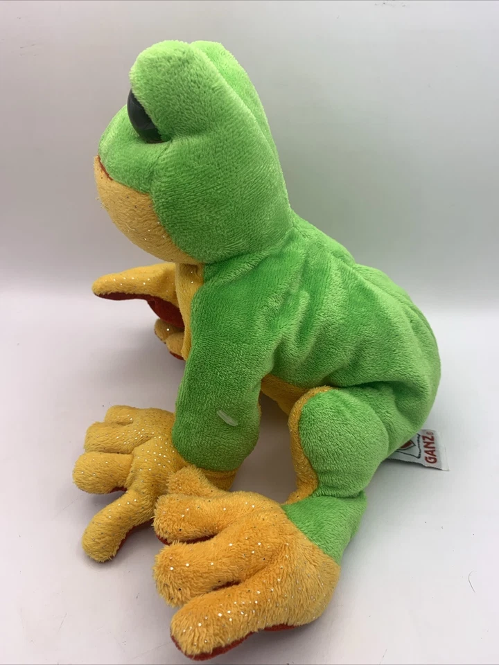 WebKinz RARE MANUFACTURERS ERROR WRONG TAG GANZ Tree Frog Plush HM109 No Code - Image 4 of 4