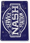 NASH SERVICE 11 X 8 TIN SIGN NOSTALGIC REPRODUCTION ADVERTISEMENT USA