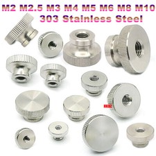 M2 M2.5 M3 M4 M5 M10 High Head Stainless Steel Knurled Thumb Hand Grip Knobs Nut