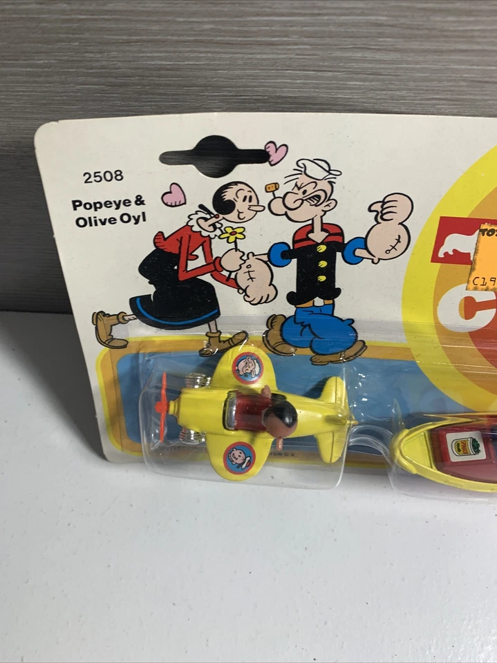 Avión bote vintage 1980 Corgi Juniors 2508 Popeye y aceite de oliva *RARO* SIN CAJA Foto 4 de 4